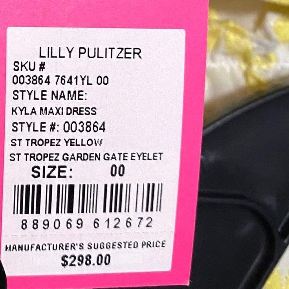 Lilly Pulitzer Kyla Maxi Dress St.Tropez Yellow - Picture 4 of 14